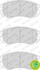 FERODO FDB1733 Front Brake Pad Set - Reliable Stopping Power — Brake Pads