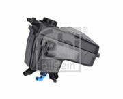febi radiator expansion tank front view, febi radiator expansion tank side view FEBI Radiator Expansion Tank for E-60 / 61 / 63 / 64 / 65 / 83 - Ideal for Car Owners and Mechanics | PA Material FEBI Radiator Expansion Tank - E-Series Compatible febi, radiator-expansion-tank, automotive-parts, cooling-system, car-care, mechanics, e-series, expansion-tank, maintenance, ai-generated