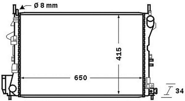 mahle cr763000s radiator for vectra c, high quality cooling radiator from mahle MAHLE CR763000S - Radiator for Vectra.C 2.2i 8V | Plastic, OEM Fit MAHLE CR763000S Radiator for Vectra.C 2.2i 8V mahle, car-radiator, vectra-c, auto-parts, mechanics, car-owners, cooling-system, radiator-replacement, automotive, ai-generated