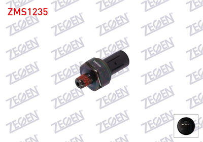 Zegen ZMS1235 Oil Pressure Switch 0,3 Bar Hyundai Accent II 1.5 CRDi 2002-2005 / Atos 1.1 2003-2008 / Kia — Switches & Relays