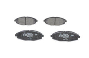 bosch brake pad set for lanos, brake pads for matiz and spark, low-metallic brake pad features BOSCH Brake Pad Set - Low-Metallic Design for Lanos, Matiz, Spark | ECE-R90 Approved BOSCH Brake Pad Set for Lanos, Matiz, Spark bosch, brake-pads, car-parts, low-metallic-material, 737-2006-lanos, 2005-matiz, 2005-spark, car-maintenance, ai-generated, braking-system