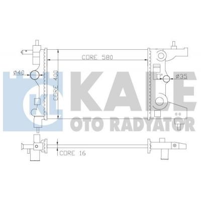 Kale Chevrolet Cruze 1.6L Radiator - Automatic Transmission — Radiators & Fans