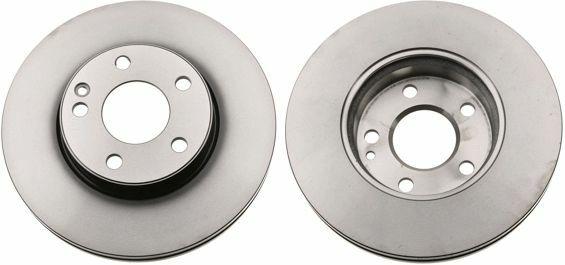 TRW DF6548 Front Brake Disc - Compatible With A160 A180 B160 B180 — Brake Rotors & Drums