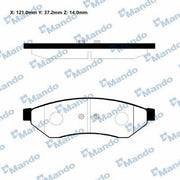mando rmpd23 brake pad set for daewoo evanda, technical specifications of mando rmpd23, installation guide for mando brake pads MANDO RMPD23 | Brake Pad Set for Daewoo Evanda [2002-08+] | Perfect for Car Owners and Mechanics MANDO RMPD23 Brake Pad Set for Daewoo Evanda mando, brake-pads, daewoo-evanda, car-owners, mechanics, automotive-accessories, replacement-parts, braking-systems, car-maintenance, ai-generated