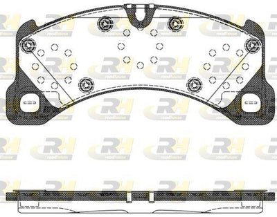ROADHOUSE 21345.50 Brake Pad Cayenne 06 10 — Brake Pads