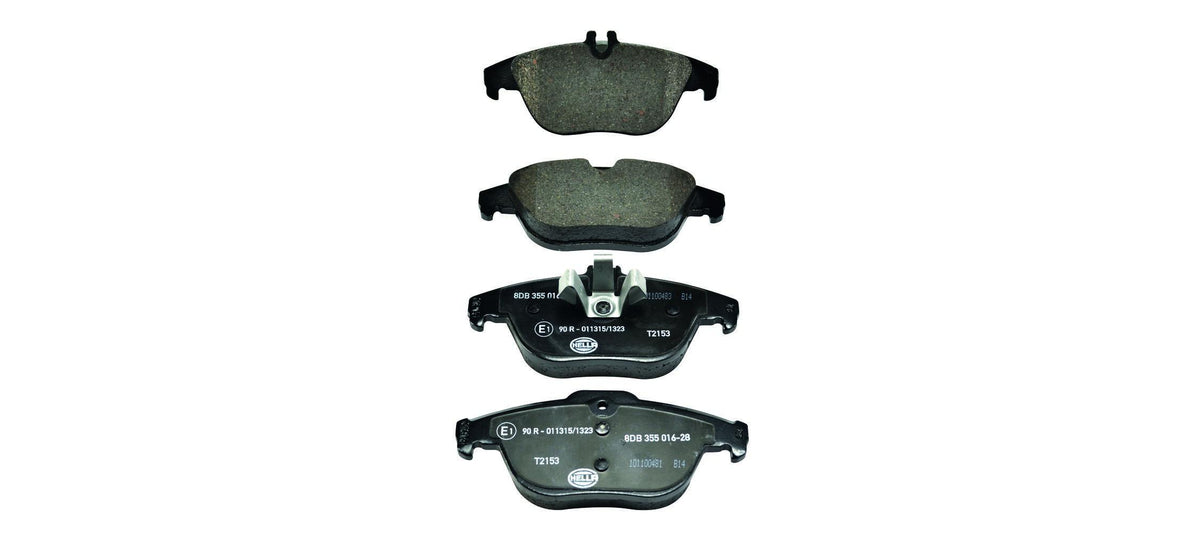 Hella 8DB355016-281 Brake Pad Rear X204 08 > 15 W204 07 > 14 S204 07 > 14 C207 11 > 16 A207 10 > 16 — Brake Pads