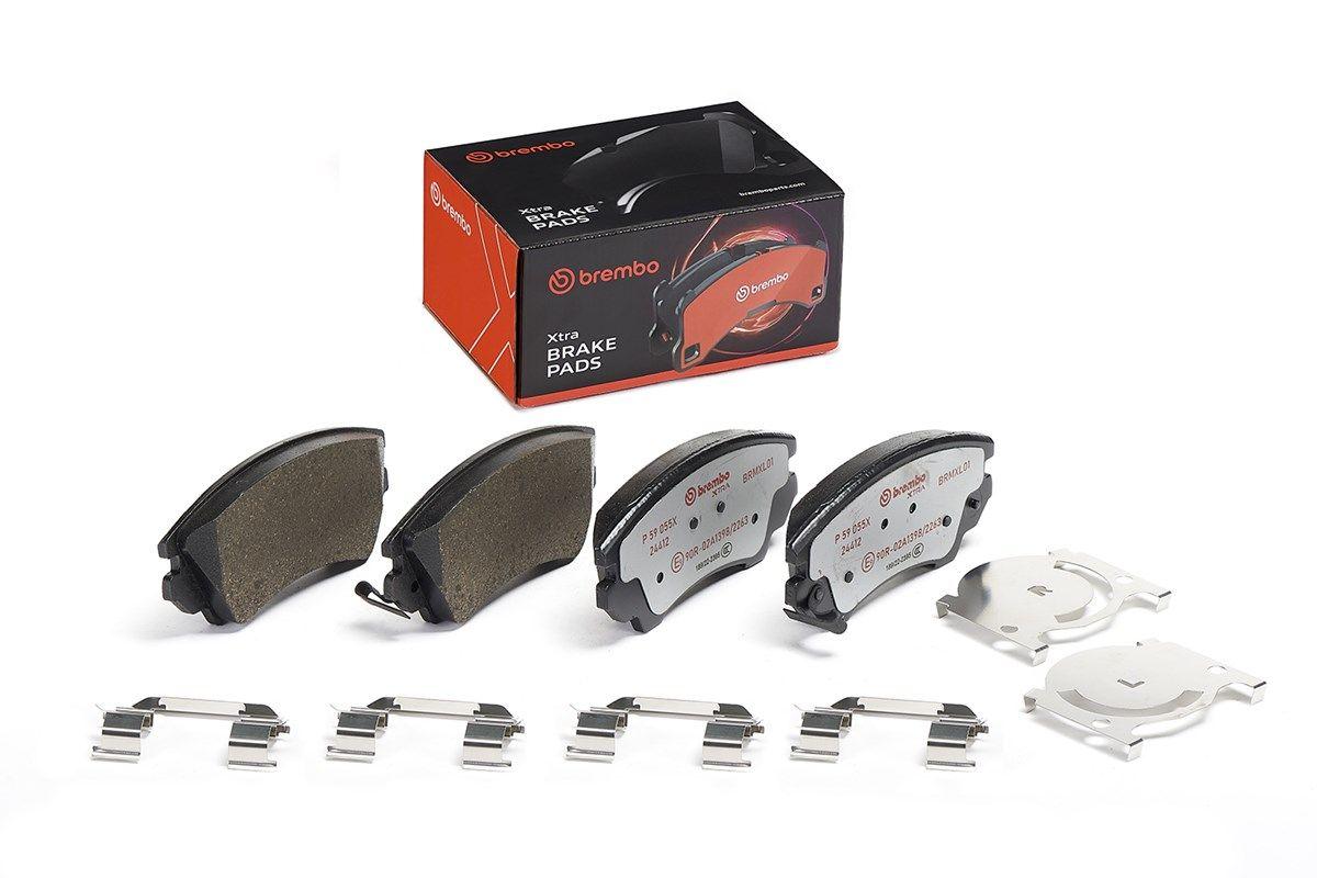Brembo P59055X Brake Pad Front Xtra Chevrolet — Brake Pads