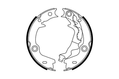 Bosch 0986487761 Brake Shoe Hyundai Accent Era / Kia Rio / Venga 2006- — Brake Cables & Hardware