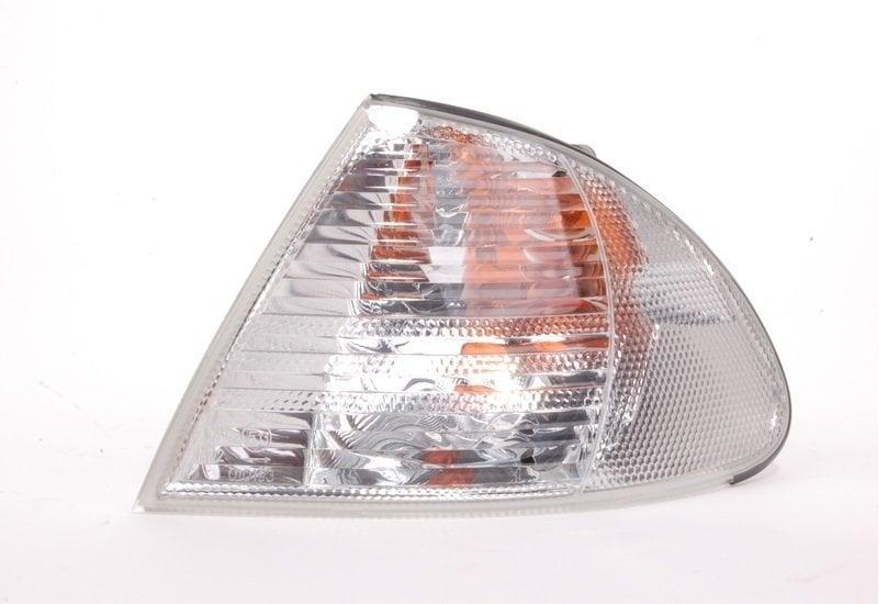 Depo BMW E46 Left White Turn Signal Lamp - Compatible with 1999-2001 4-Door Models — Tail, Signal & Reflectors