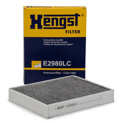 Hengst E2980LC Cabin Air Filter VW Touareg / Porsche Cayenne with Carbon 2010- — Air & Cabin Filters