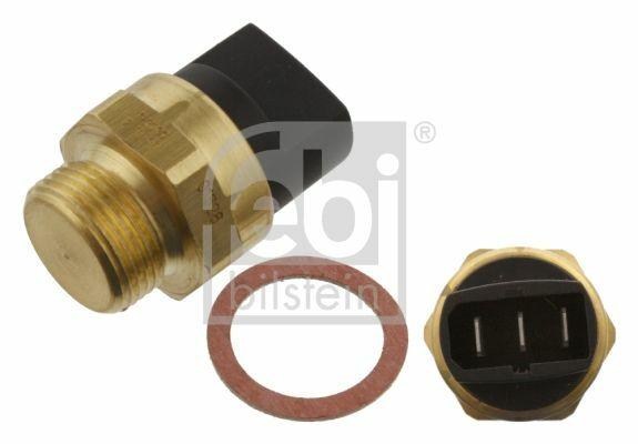 FEBI Fan Sensor 01528 - Triple Temperature Switch for VW 84-102 C — Temperature Sensors & Switches