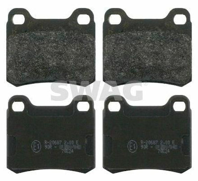 SWAG 10916154 Rear Brake Pad Set - Compatible with W201, W202 and 2 more models — Brake Pads
