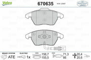 valeo-670635-front-brake-pads-view, valeo-670635-specifications, valeo-670635-product-packaging VALEO 670635 Front Brake Pads - Essential for Caddy Golf & Touran Drivers | High-Performance Setup VALEO 670635 Front Brake Pads - Caddy Golf Touran valeo, front-brake-pads, caddy-part, golf-vehicle-part, touran-part, brake-system, auto-repair, car-owners, mechanics, ai-generated