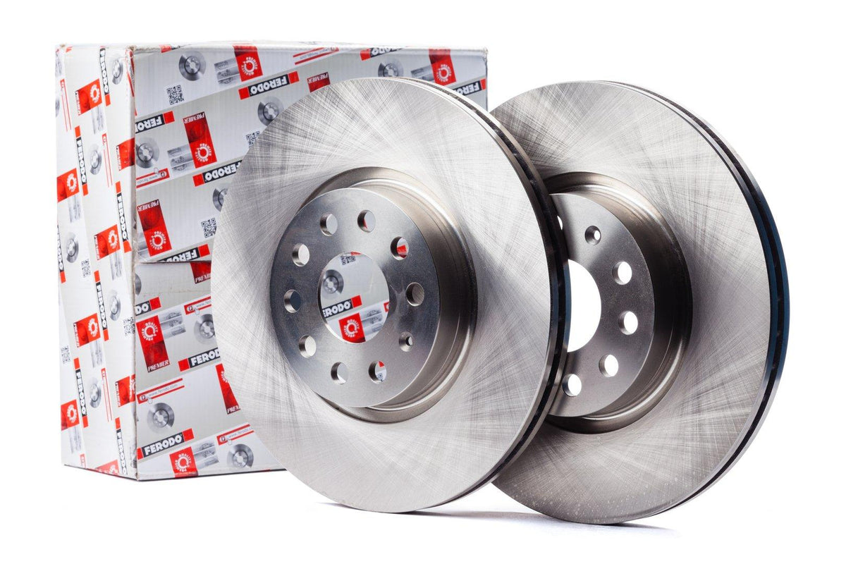 FERODO Front Brake Disc Set for Audi A4 (2004-2008) — Brake Rotors & Drums