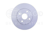 HELLA Pagid Front Brake Disks 8DD355110-431 - 2 Units for Toyota Corolla 03/07 VVTI — Brake Rotors & Drums