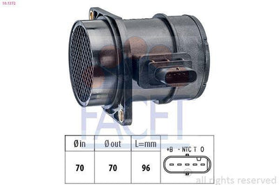 FACET Air Flow Sensor 10.1372 - For Accent, Getz and 2 more models — Engine Management Sensors