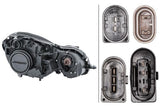HELLA Left Headlight for Mercedes E Class - Halogen, ECE Approved — Headlights