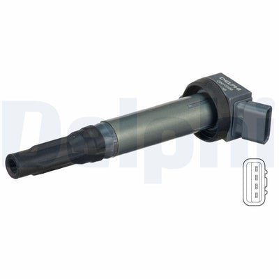 Delphi GN10366-12B1 Ignition Coil 09-Corolla-Auris-Yaris-Avensis 1.3-1.33Vvti 13-Rav4 2.5 4Wd