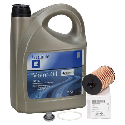General Motors Opel Astra J 1.4 Turbo Motor Oil & Filter - 5W-30 5L — Fluids & Chemicals