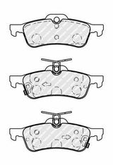 FERODO FDB5153 Brake Pads - Durable Set for Honda Civic 2012 Sedan