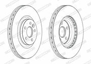 ferodo ddf2632c-1 brake disc for evoque and discovery sport, technical specifications for ferodo brake discs, packaging of ferodo ddf2632c-1 brake disc FERODO DDF2632C-1 - Brake Discs for Range Rover Evoque & Jaguar E-Pace | 12-18 Evoque, 15-Discovery Sport, 17-E-Pace FERODO DDF2632C-1 Brake Discs for Evoque and Discovery Sport ferodo, brake-discs, automotive-parts, car-owners, jaguar-e-pace, land-rover-evoque, discovery-sport, ventilated-brake-discs, ai-generated, performance-braking