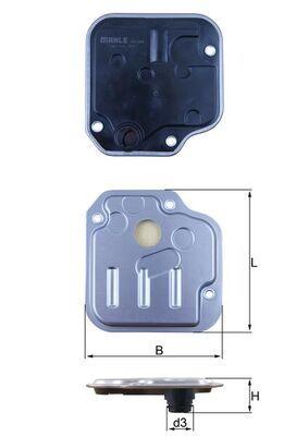 Mahle HX244 Hydraulic Şansıman Filter Hyundai Accent 1.5 CRDi Gls 05-10 (Automobile)
