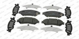 FERODO FDB4884 Front Brake Pads - S-Cross Owners