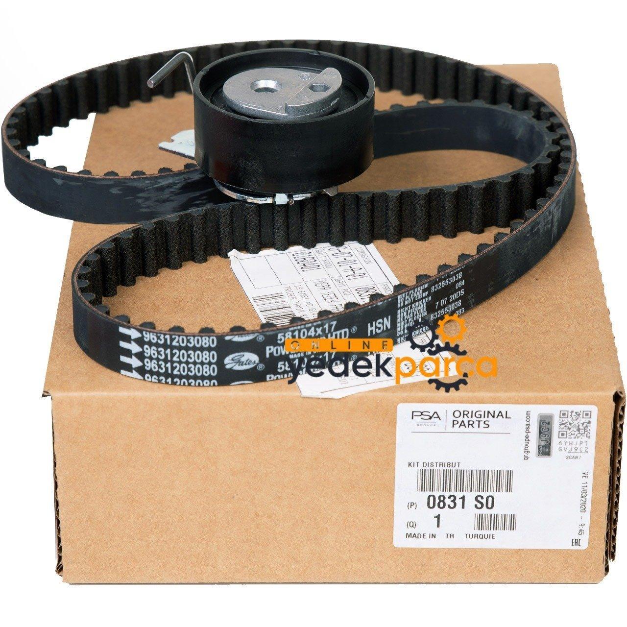 peugeot-106-timing-belt-set-original, original-timing-belt-set-for-peugeot-106 Peugeot Original Timing Belt Set for 106 1.4 8-Valve Gasoline Engine Peugeot 106 Timing Belt Set - Original Factory Parts peugeot, timing-belt-set, car-parts, peugeot-106, original-parts, engine-parts, auto-repair, mechanics, car-owners, ai-generated