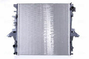 nissens radiator for range rover sport 5.0, aluminum cooling fins of nissens radiator, technical specifications of nissens radiator Nissens Radiator - Su Radyatörü for Range Rover Sport 5.0 | 602mm x 628mm Nissens Radiator for Range Rover Sport 5.0 nissens, range-rover, car-radiator, vehicle-cooling, auto-parts, radial-cooling, engine-components, replacement-parts, s-radyatörü, ai-generated