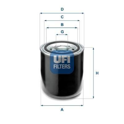 UFI FILTRE Universal Air Dryer Filter (Oil Separating) - Compatible with 14 Bar Systems — Condensers & Evaporators