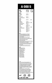 bosch 3397007088 wiper blades for ford focus, set of bosch wiper blades for 2018 ford focus BOSCH 3397007088 Wiper Blades - Fits Ford Focus 2018+ | 65cm + 50cm BOSCH 3397007088 Wiper Blades for Ford Focus bosch, wiper-blades, ford-focus, car-maintenance, drivers, visibility, vehicle-safety, car-owners, ai-generated, premium-quality