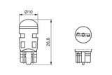 BOSCH 1987301506 - 12V 1W LED Bulb W5W W2.1X9.5D — Bulbs & Interior Light