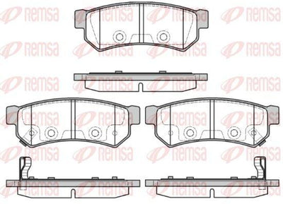 REMSA 1048.12 Brake Pad — Brake Pads