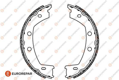 Eurorepar 1690924280 Parking Brake Shoe Freelander 2 Bm 00-11 — Brake Cables & Hardware