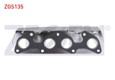 Zegen ZGS135 Exhaust Manifold Gasket with Heat Shield Renault Clio-Megane 1.4 8V E7j — Gaskets & Seals