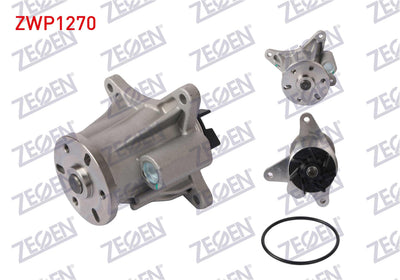 Zegen ZWP1270 Water Pump Land Rover Discovery IV (La) 3.0 Sdv6 2010-/ Range Rover VI 3.0 Sdv6 2012 — Water Pump & Thermostat