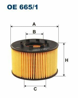 FILTRON OE665-1 Oil Filter - Transit and Mondeo 2.0-2.4Tdci — Oil Filters