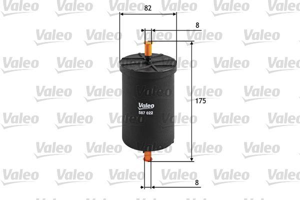 Valeo 587022 Fuel Filter (VW Golf 98-06 Audi A3 97-03 A4 01-08 Seat Leon 00-06 Skoda Octavia 97-11) — Fuel Delivery