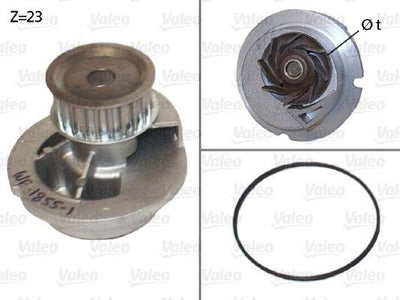 Valeo 506656 Water Pump Opel Astra G /H /Vectra B /C /Zafira A /B Z18xe — Water Pump & Thermostat