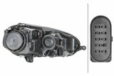 HELLA 1EG247007-581 - Electric Motor Chrome Headlight for Golf V 04-11, Jetta III 05 — Headlights