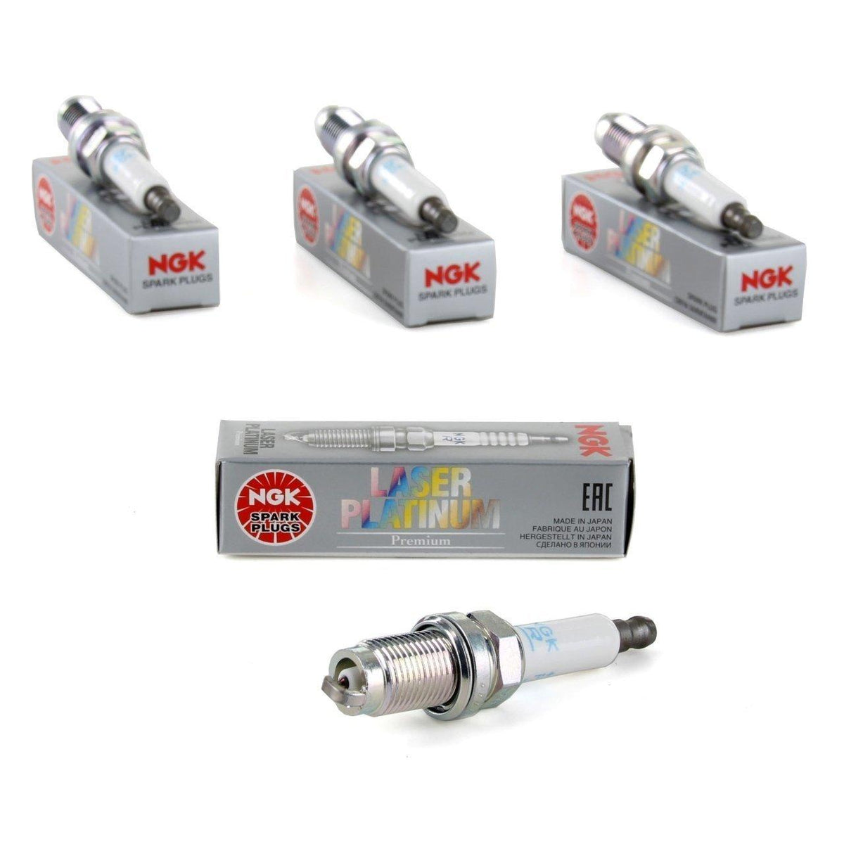 NGK Spark Plug Set for Volkswagen Golf 7 1.4 TSI — Coils & Plugs