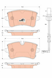 trw gdb1867 brake pads, audi a6 a7 brake pads 296mm cable, trw brake pad specifications, brake pads for audi vehicles TRW GDB1867 Brake Pads - 296mm Cable Compatible with Audi A6 2011-2018 & A7 2011-2018 | Reliable Performance TRW GDB1867 - 296mm Brake Pad for Audi A6 A7 trw, brake-pads, audi-a6, audi-a7, car-owners, braking-system, vehicle-accessories, automotive-parts, ai-generated, brake-replacement
