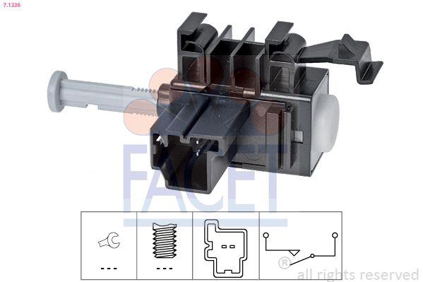 Facet 7.1236 Switch, Clutch Kumandası (Speed Control System) Ford B Max 11 C Max 09 Fiesta 08 Focus II 06 11