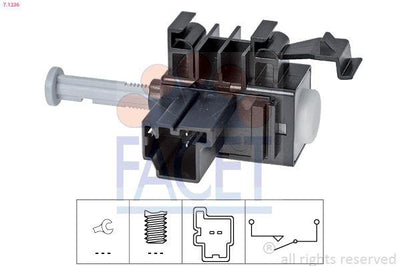 Facet 7.1236 Switch, Clutch Kumandası (Speed Control System) Ford B Max 11 C Max 09 Fiesta 08 Focus II 06 11