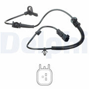 delphi abs speed sensor active type, abs speed sensor installation guide DELPHI ABS Speed Sensor | Active Type for Car Owners & Mechanics - 850mm Cable DELPHI ABS Speed Sensor - Active Type 850mm abs-speed-sensor, delphi-products, active-sensor, car-accessories, vehicle-parts, mechanics-tools, car-maintenance, vehicle-braking, car-owners, ai-generated