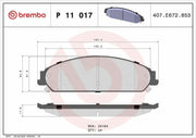 brembo p11017 brake pads for chrysler 300c front, brembo p11017 brake pads set Brembo P11017 Brake Pads - Enhanced Stopping Power for Chrysler 300C | Front Set Brembo P11017 Brake Pads for Chrysler 300C 2004 brembo, brake-pads, car-parts, chrysler-300c, front-brakes, performance-braking, mechanics, car-owners, ai-generated, high-performance