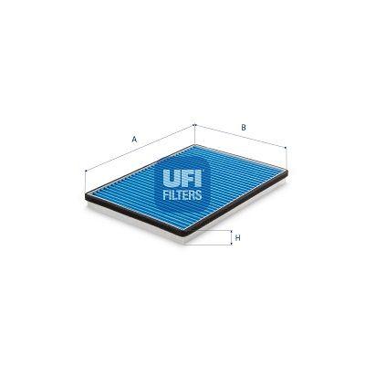 Ufi 34.224.00 Cabin Air Filter with Carbon (Chevrolet Captiva 2.4 06-/Opel Antara 07 -) — Air & Cabin Filters