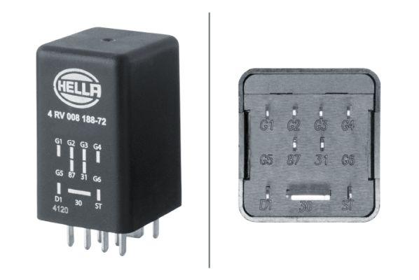 Hella 4RV008188-721 Heating Spark Plug Control Unit Golf VII Tiguan T-Roc A3 Q2 Q3 Ateca Ibiza Leon Octavia 1 — Coils & Plugs