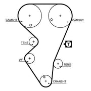 gates 5206 timing belt for peugeot 309 405, installation of gates 5206 timing belt, dimensions and specifications of gates timing belt GATES 5206 Timing Belt - Compatible with 90-94 Peugeot 309 1.9 16V & 88-93 405 1.9 16V | Reliable and Durable GATES 5206 Timing Belt 90-94 | Fits Peugeot 309 & 405 gates, timing-belt, peugeot-parts, vehicle-maintenance, engine-parts, mechanic-tools, replacement-belt, automotive, ai-generated, car-parts
