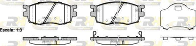 ROADHOUSE 21208.02 Brake Pad Accent III Mc 10 05 — Brake Pads